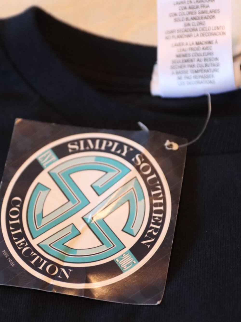 Simply Southern Long Sleeve Blue 100% Cotton Tee Pursuit of Preppiness Jeep - Picture 5 of 16